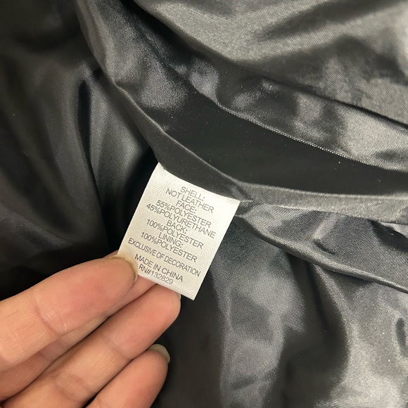 Superdown Sanja Faux Leather Jacket Black Medium Cropped Bomber Zip Up Women’s - Picture 15 of 16